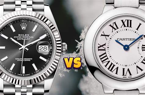 rolex vs cartier ladies watches|rolex or cartier investment.